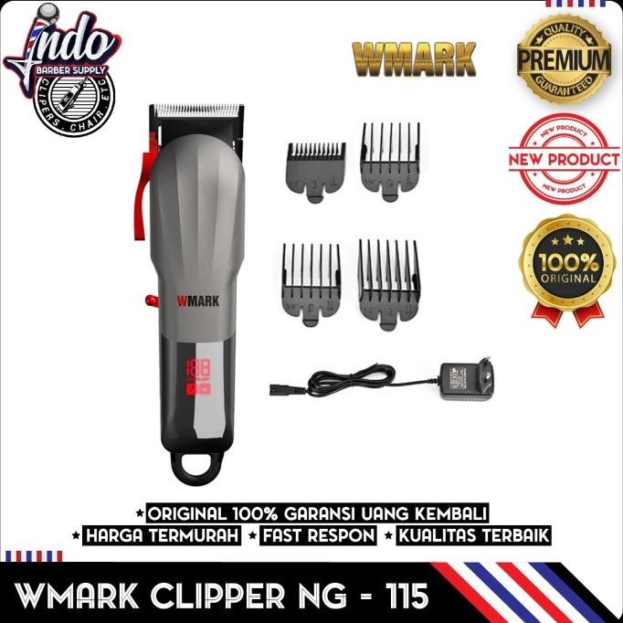 Wmark Ng-115 Hair Clipper Wmark 115 Mesin Cukur Rambut