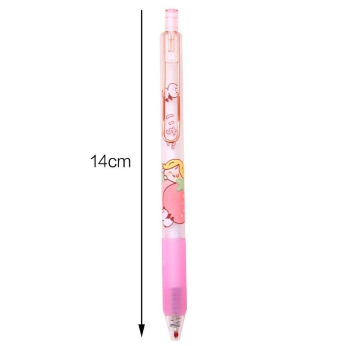 

Vee Rose 6Pcs/Set Pena Gel Perlengkapan Kantor Sekolah Alat Tulis Kreatif