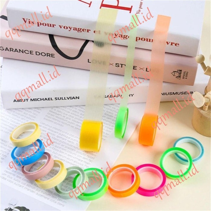 

Vee Qqmall Tape Alat Tulis Perlengkapan Kantor Sekolah 5Warna 5M