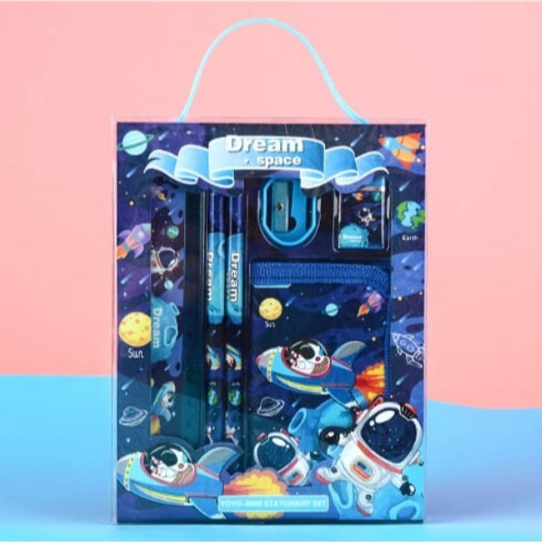 

Vee Miatamia Set Stationery Anak Alat Tulis 6 In 1 / Paket Alat Tulis + Dompet Anak / Pensil Set