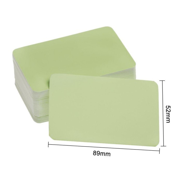 

Vee Wattle 100Pcs/Set Kartu Nama Perlengkapan Kantor & Sekolah Catatan