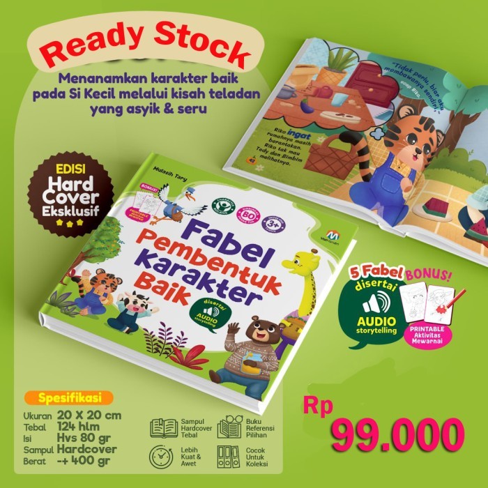 

Bana Buku Cerita Anak : Fabel (Cerita Hewan) Pembentuk Karakter Baik Ziyad