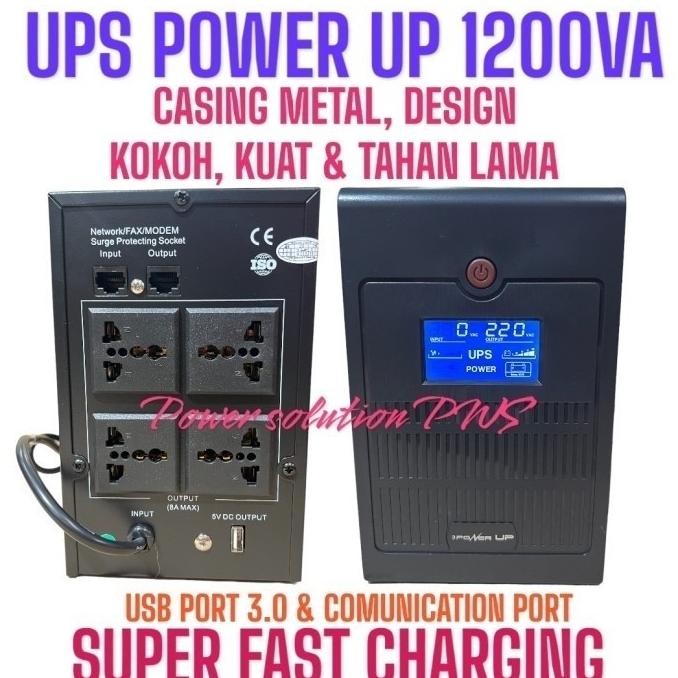 Ups Aldo 1200 Va ups komputer battery backup stabilizer ups 1200Va