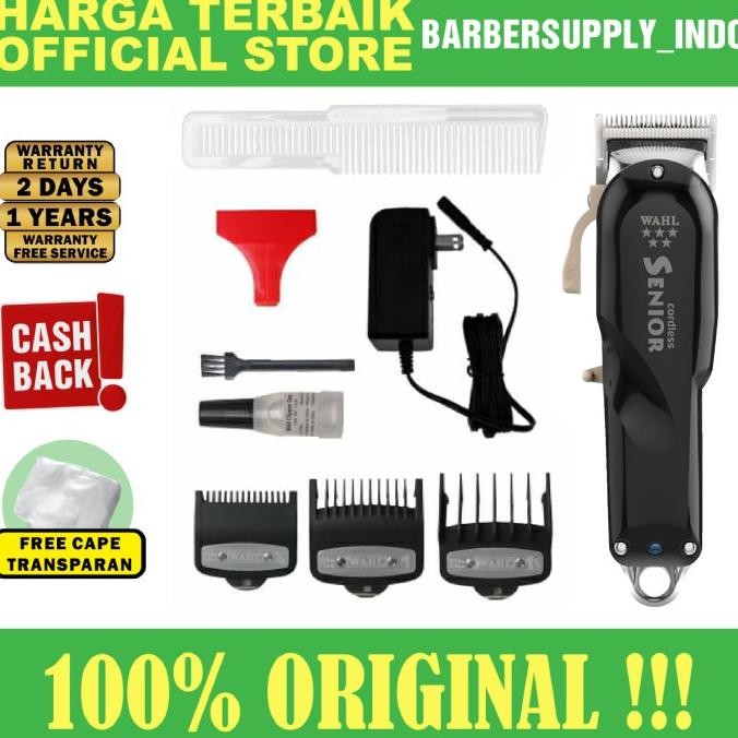 Wahl Senior Cordless Clipper Original Usa Alat Cukur Rambut Garansi