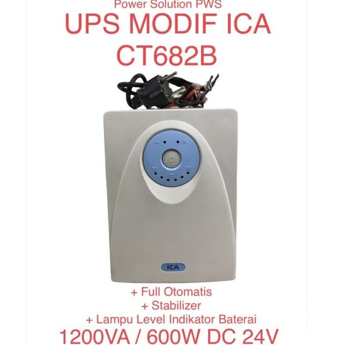 UPS ICA 1200VA MODIF EXTERNAL BATTERY [ UPS MODIF ICA CT682B ]