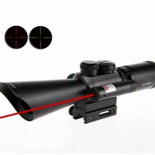Teleskop senapan angin M8 sudah termasuk laser teleskop