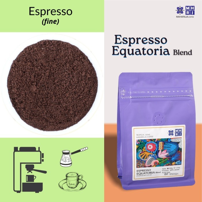 

Espresso Equatoria Blend 2/3 Arabica & Robusta Business Pack