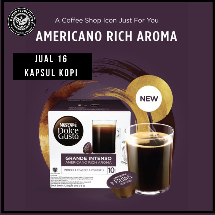 

Nescafe Dolce Gusto Grande Intenso Americano Rich Aroma 16 Kapsul