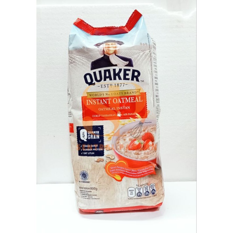 

QUAKER OATMEAL INSTANT 800 GRAM