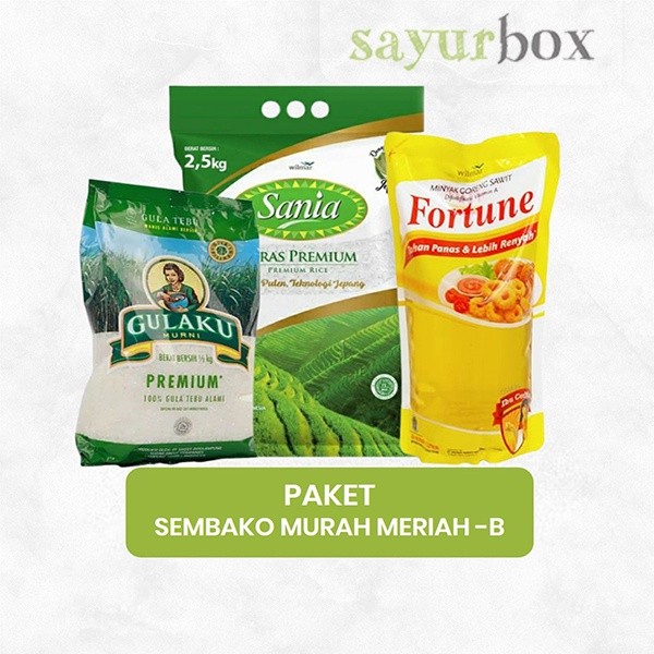 

Bundle - Paket Sembako Murah Meriah B 1 pack Sayurbox