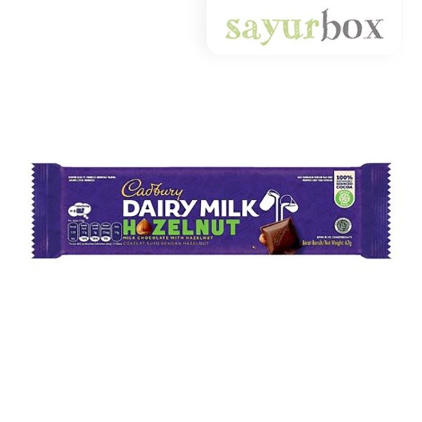 

Cadbury Chocolate Dairy Milk Hazelnut 62 gram Sayurbox