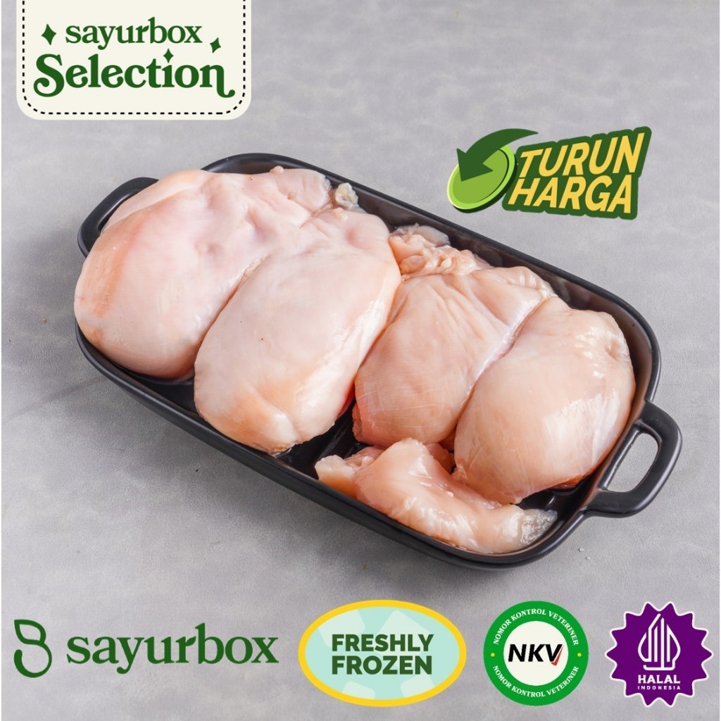 

Boneless Dada Ayam 1 kg Sayurbox