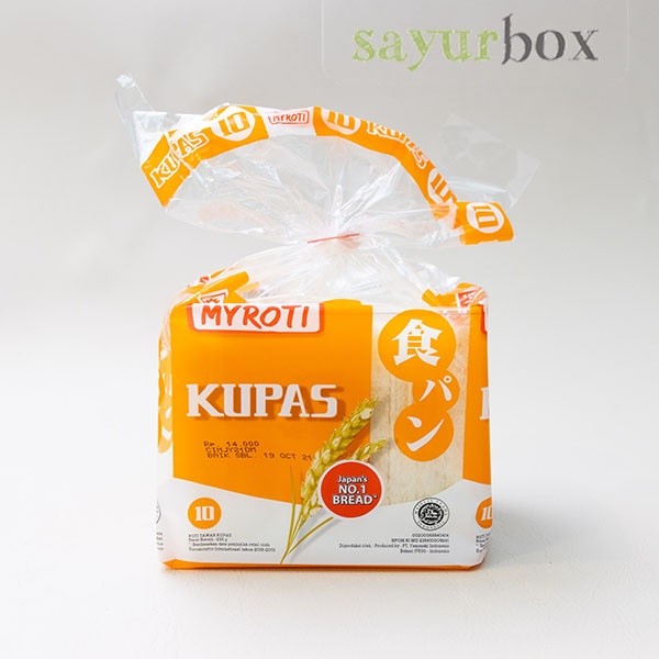 

MyRoti Tawar Kupas 235 gram Sayurbox