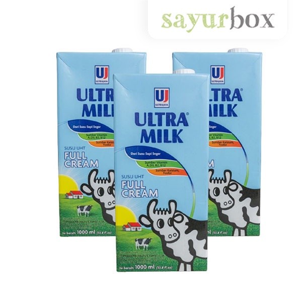 

Bundling Ultra Milk UHT Full Cream 1 Liter 3 pcs Sayurbox
