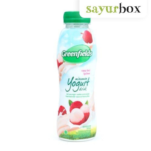 

Greenfields Yogurt Drink Lychee Botol 250 ml Sayurbox