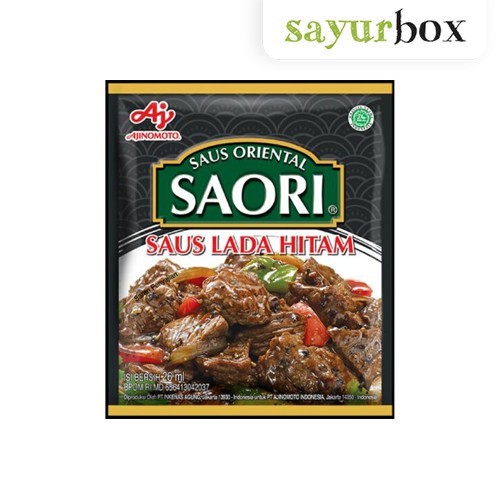 

Saori Saus Lada Hitam 26 ml Sayurbox