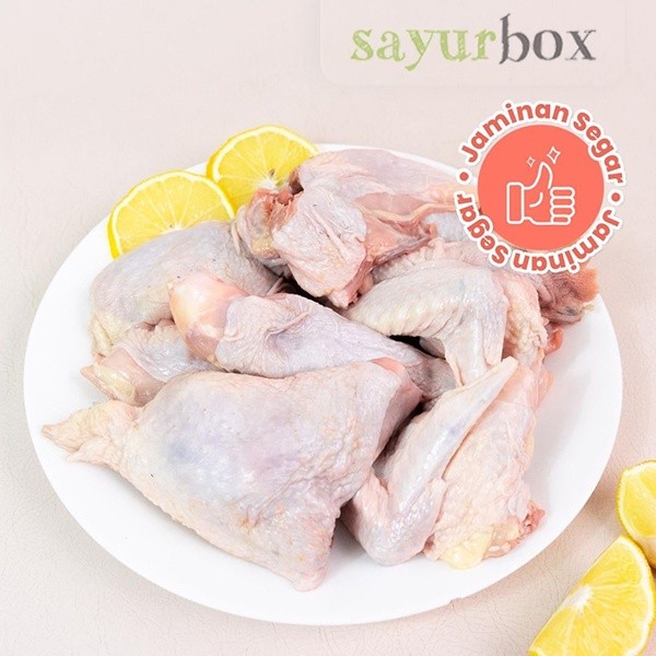 

Ayam Kampung Potong 8 Tidak Beku 700 gram Sayurbox