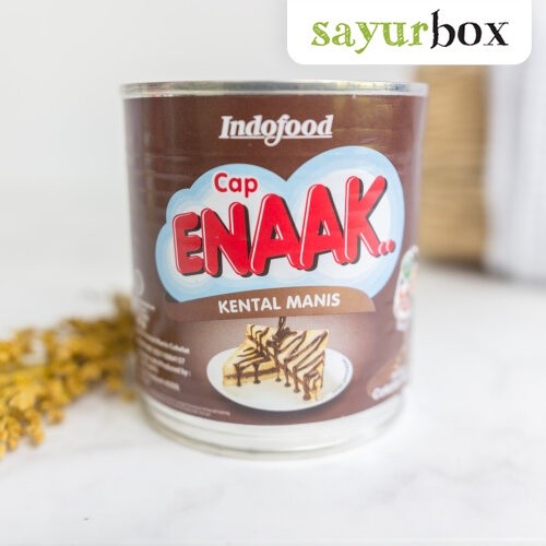 

Cap Enaak Krimer Kental Manis Cokelat Kaleng 370 gram Sayurbox