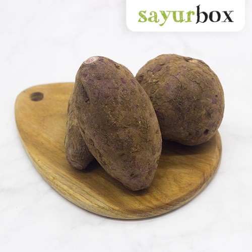

Ubi Murasaki Ungu Konvensional 1 kg Sayurbox