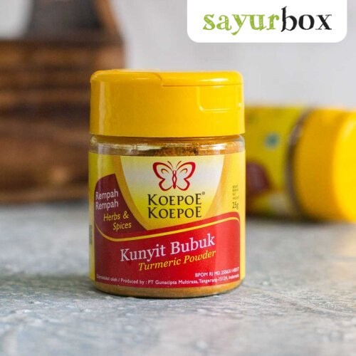 

Koepoe Koepoe Kunyit Bubuk 25 gram Sayurbox