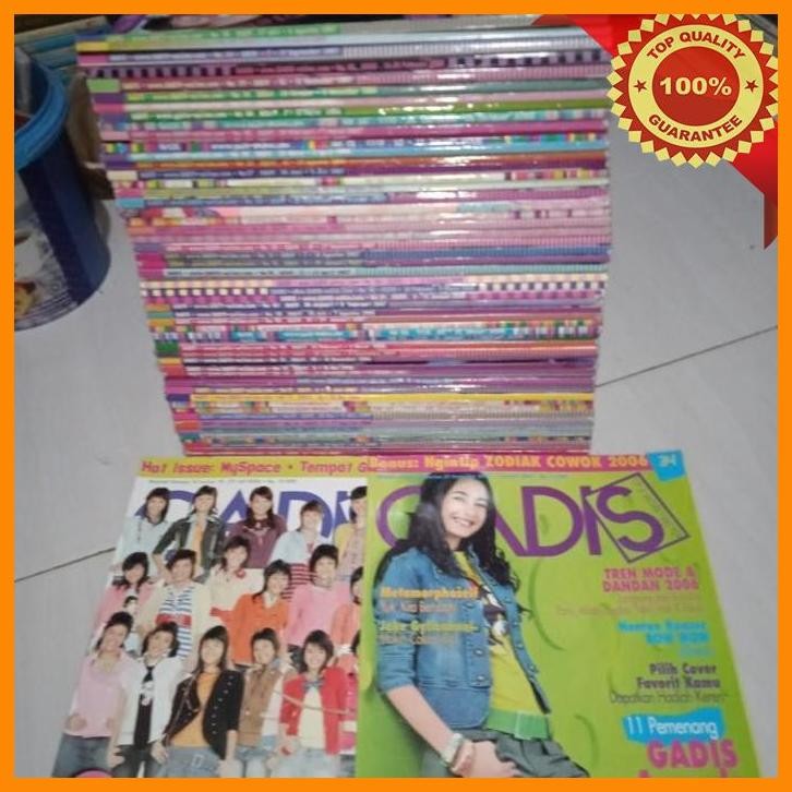 (AQHI) MAJALAH GADIS RAHUN 2005 S D 2008 .. 59 BUKU