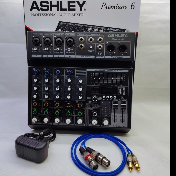 mixer ashley premium 6 original recording & soundcard