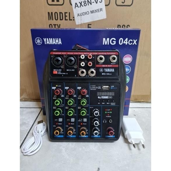 Mixer Yamaha Mg04Cx Mixer 4 Channel Bluetooth Mp3 Mg 04Cx