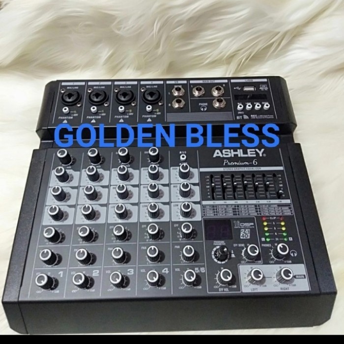 mixer audio ashley premium 6 original garansi