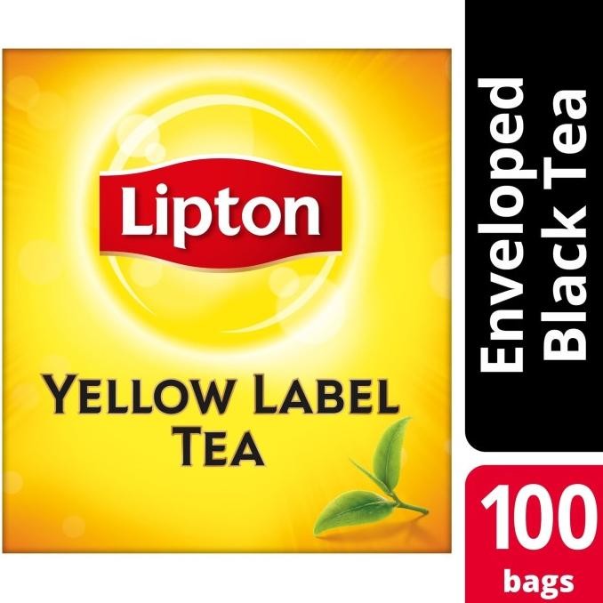

BIG SALE LIPTON YELLOW LABEL 100 TEA BAG ENVELOPE !!!!!