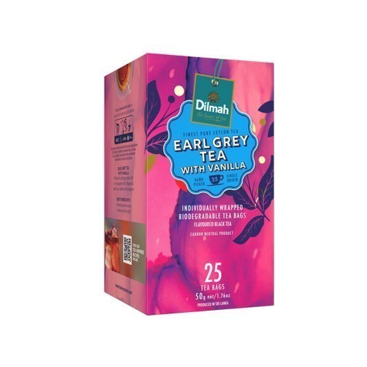 

Dilmah Yum Earl Grey Vanilla Tea 25 Bag