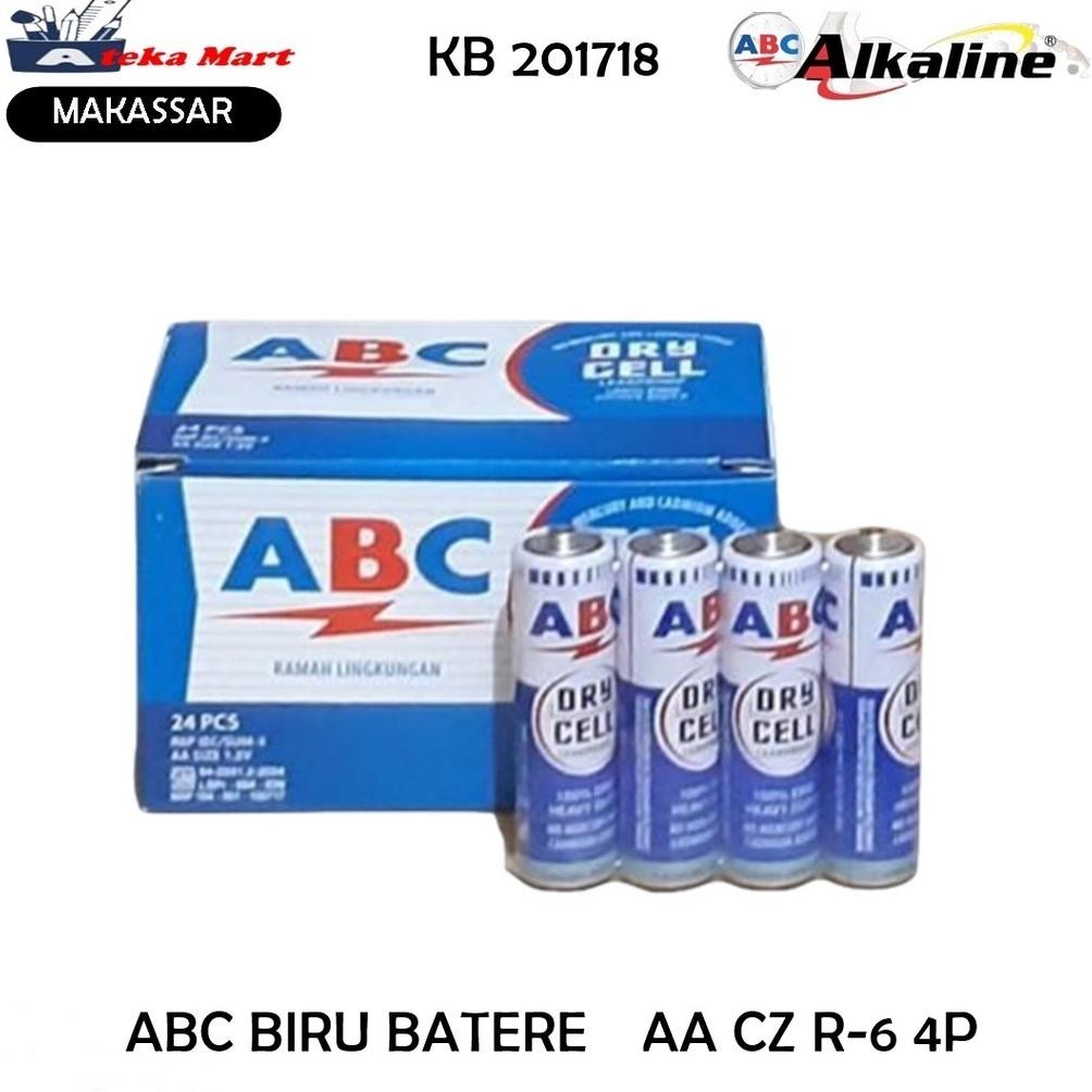 Diskon [1Box/6Pak/4Pcs] Abc Biru Batere Aa Cz R-6 4P Kekinian