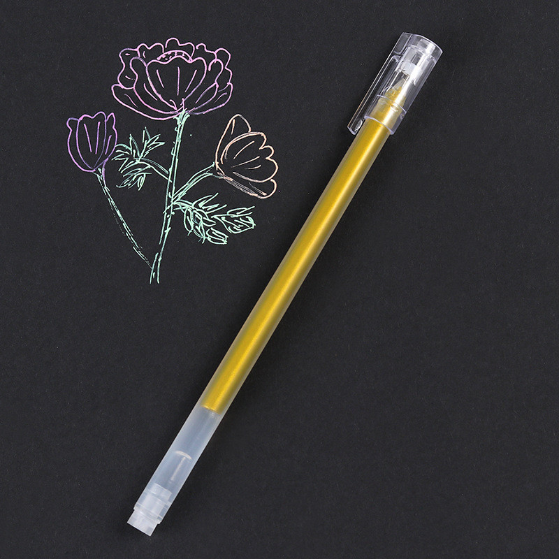 

BERAGAM DP PENA TINTA GLITTER METALIK 0.9MM WARNA WARNI EMAS PUTIH SILVER PULPEN COLOUR GEL PEN