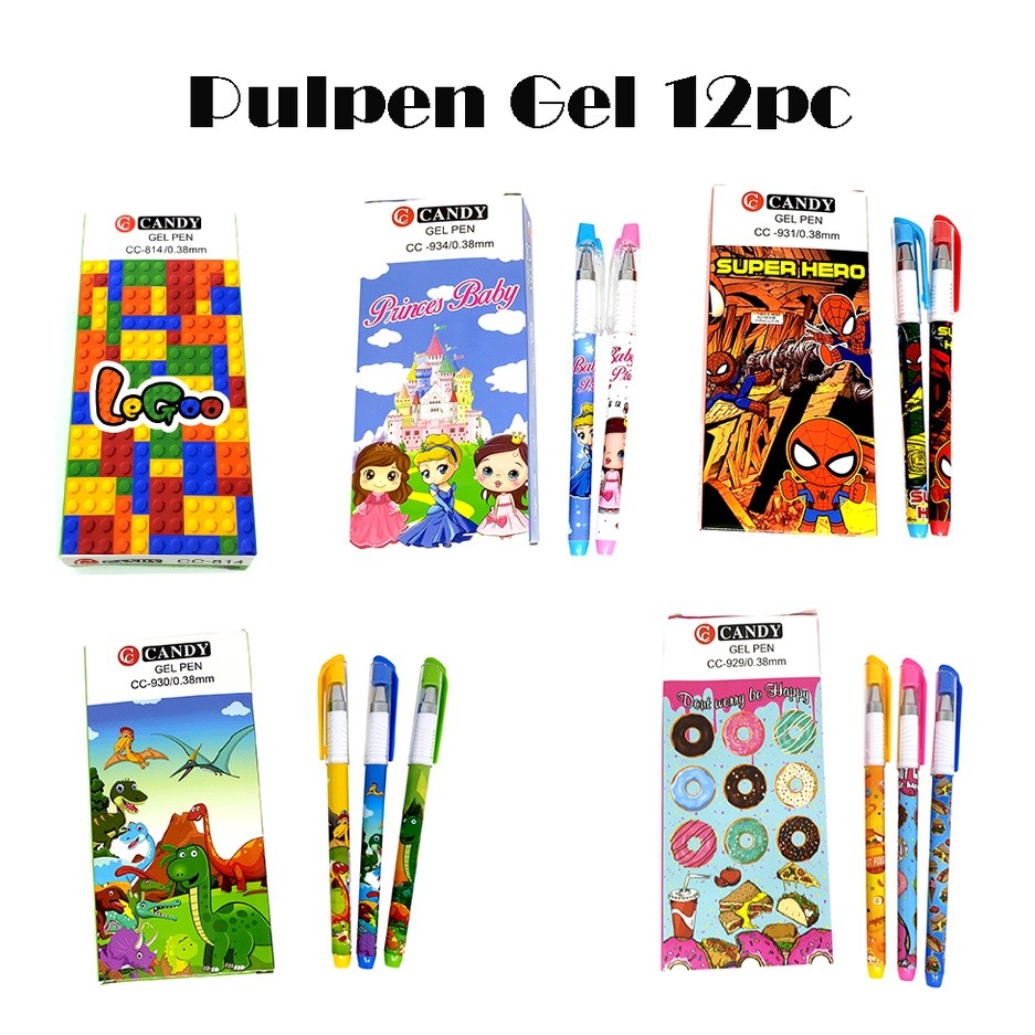 

NEW ARRIVAL PULPEN TINTA GEL MURAH 12PC RU8