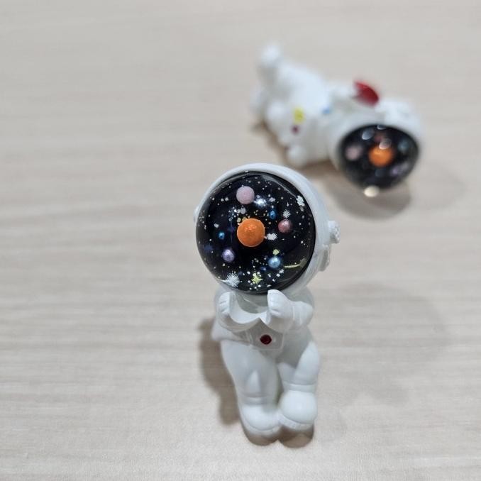 Cake Topper Astronot Set Toper Hiasan Kue Action Figure Ulang Tahun MRS03