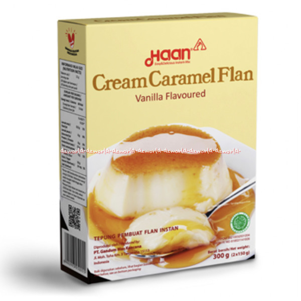 

Haan Cream Caramel Flan Vanilla Flavoured Tepung Bubuk Puding Instan