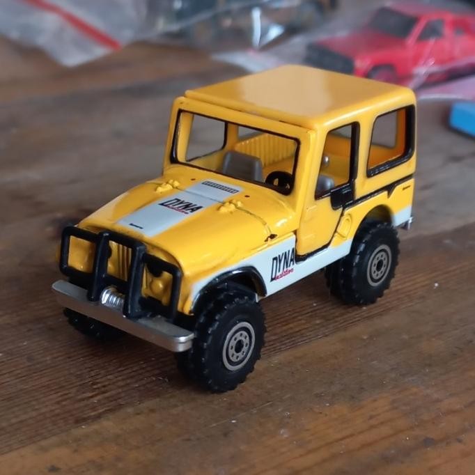 REALTOY ACTION CITY JEEP CJ5 LOOSE ATAP BISA DIBUKA