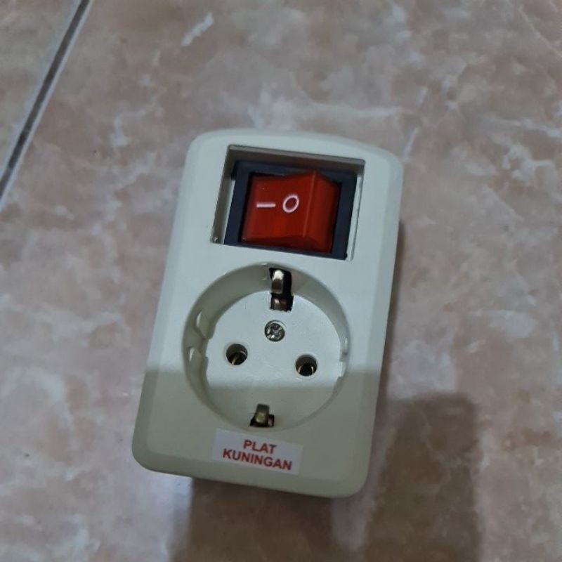 DEXICON Stop Kontak Switch On Off tanpa Kabel