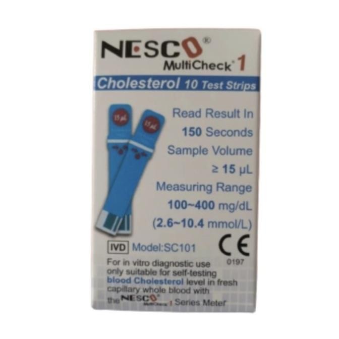 strip nesco gula darah stik nesco kolesterol dan asam urat
