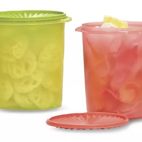 Tupperware Flower Canister Toples Kerupuk