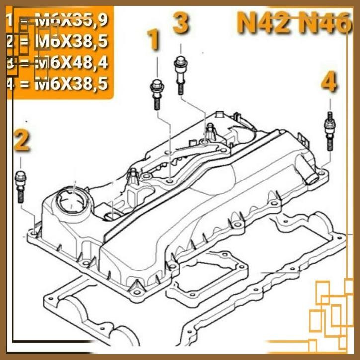 [BMWS] BAUT COVER KLEP BMW ENGINE N42 N46 BMW E46 E83 E87 E90