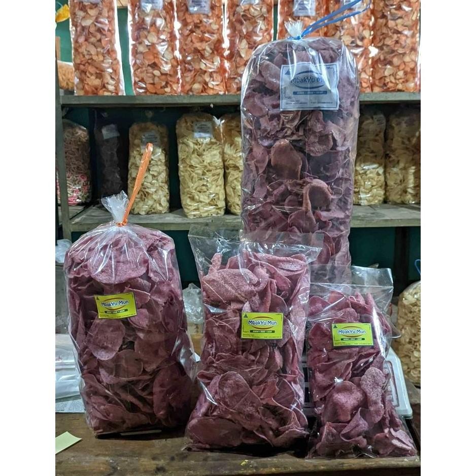 

keripik ubi pedas keripik ubi ungu ubi kripik ubi unggu berat bersih 500 gram