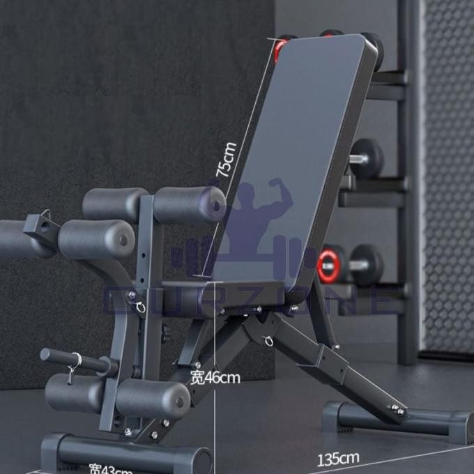 READY STOCK ADJUSTABLE KURSI FITNESS BANGKU SIT UP MULTIFUNGSI GYM BENCH 