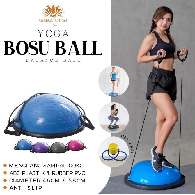 Bosu Balance Ball/Bosu Ball Yoga Gym Ball Balance Step Trainer Fitness