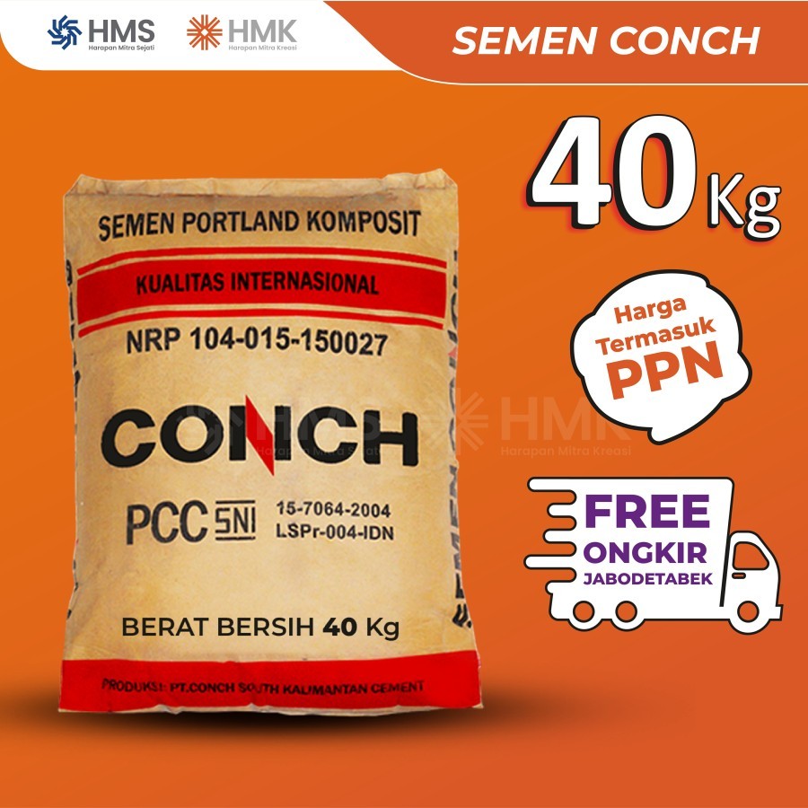 HMK - Semen Conch @40 Kg (250 Zak) Jabodetabek