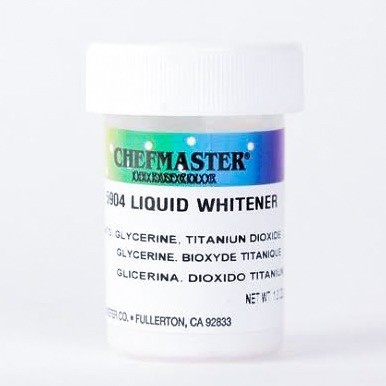 

Liquid Whitener Chefmaster Liqua-Gel Food Coloring 1,3 Oz