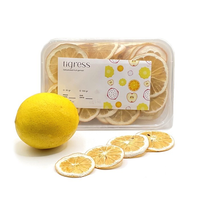 

Dried Lemon Garnish / Topping Buah Lemon Kering