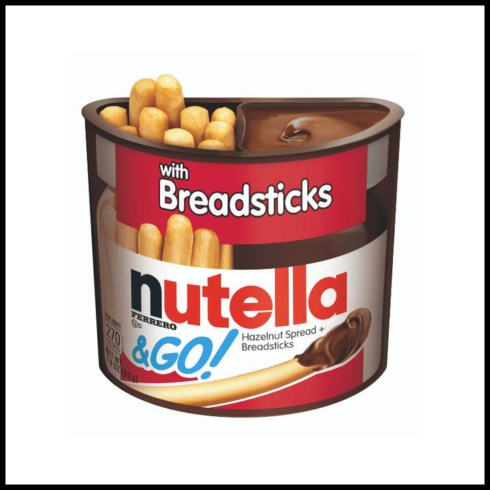 

Ferrero Nutella Go Sticks / Pretzel - Biskuit Stick Cokelat Hazelnut