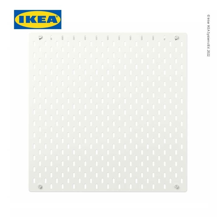 

Ready IKEA SKDIS Papan Berlubang Pegboard Putih 56x56 cm