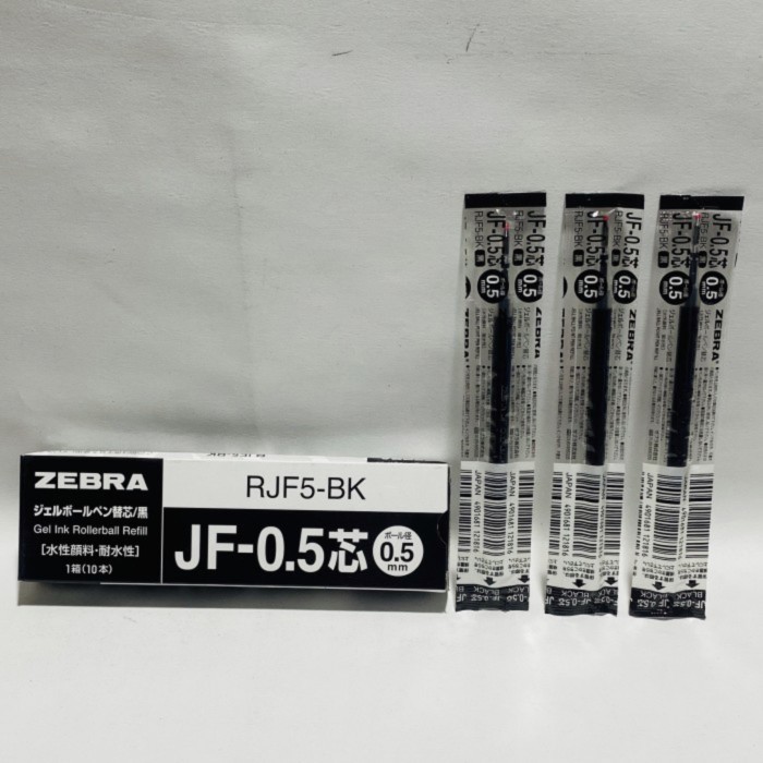 

Ready REFILL PULPEN ZEBRA SARASA CLIP 0,5 MM HITAM / 1 BOX ISI 10 PCS
