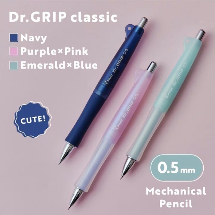 

Ready Pilot Dr. Grip Classic Mechanical Pencil Shaker Pensil Mekanik HDG-50R